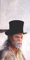 Portrait,USA,Male,Oil painting,Lumbee Indian